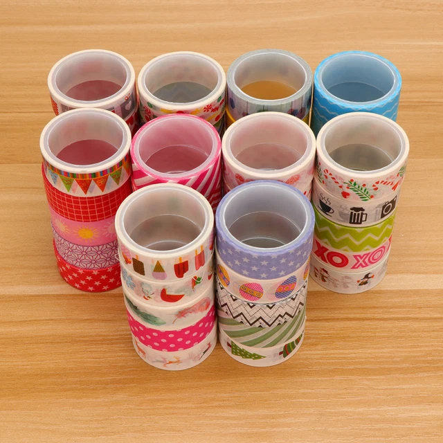 50 Rolls Ruban D'emballage Cadeau Embellissements D'album Décor Décorer