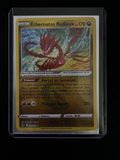 CARTE POKÉMON - Ethernatos RADIEUX 105/159 - Zénith Suprême EB12.5 - Neuf - FR EUR 2,80 CARTE POKÉMON - Ethernatos RADIEUX 105/159 - Zénith Suprême EB12.5 - Neuf - FR EUR 2,80