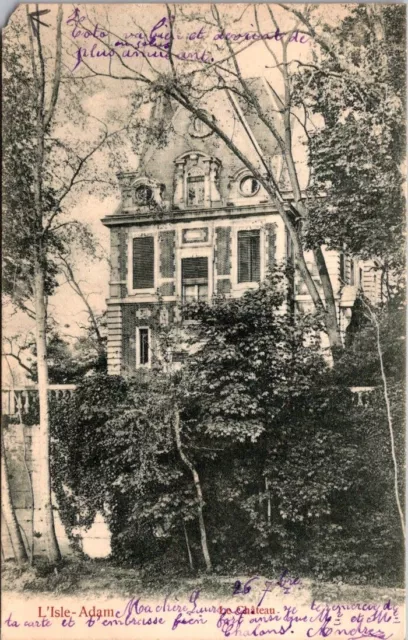 *40066 cpa L'Isle Adam - le château