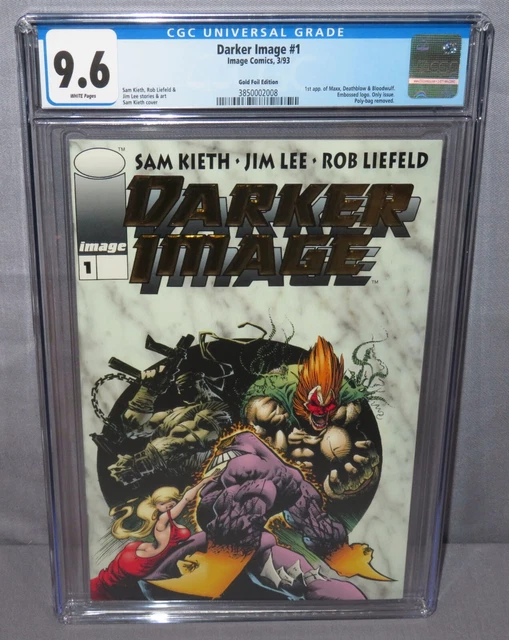 DARKER IMAGE #1 Gold Foil Variant (Maxx, Deathblow 1st app) CGC 9.6 NM+ 1993