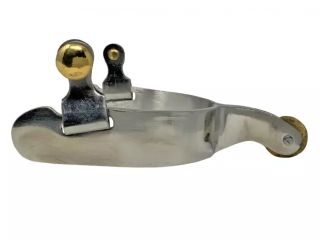 Showman Western Stainless Steel Men's Spurs