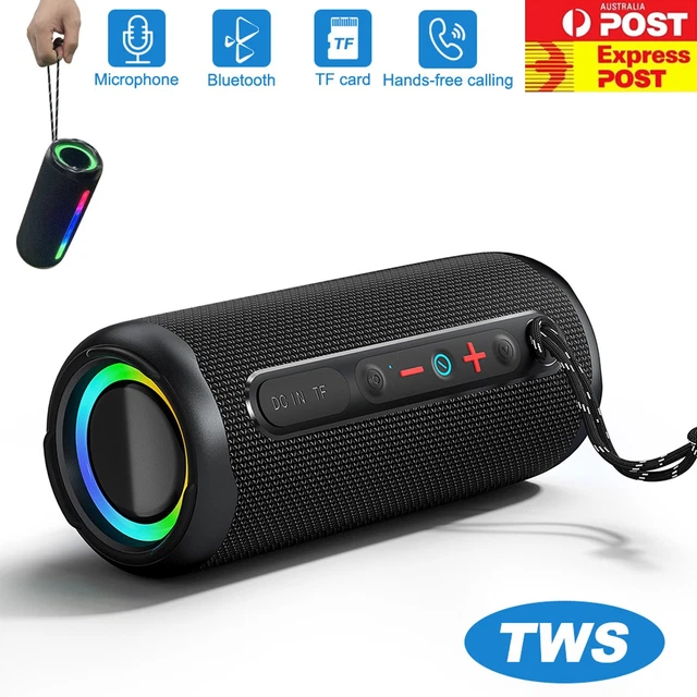 WIRELESS PORTABLE BLUETOOTH Speaker RGB Sound Speaker TWS for Home ...