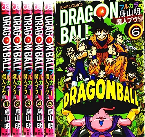 JAPAN Akira Toriyama: TV Anime Comic Dragon Ball Z Majin Buu Fukkatsu Hen  1~6