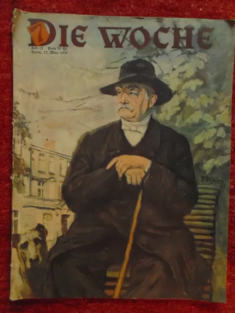 Zeitschrift Die Woche vom 22. März 1930, Heft 12