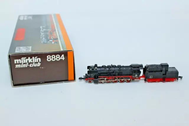 Z Scale Marklin Mini-Club 8884 DB 5 Pole Motor & Led 2-10-0 Steam Locomotive