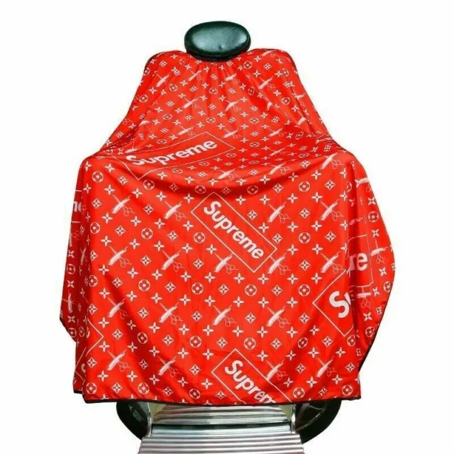 Red Colour Hair Cutting Capes, Gowns For Barbers And Hairdressers (Uk Seller)