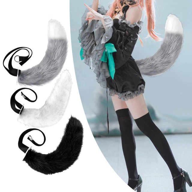Faux tail Adjustable tail for Costume Accessories Adult Teen Halloween Props