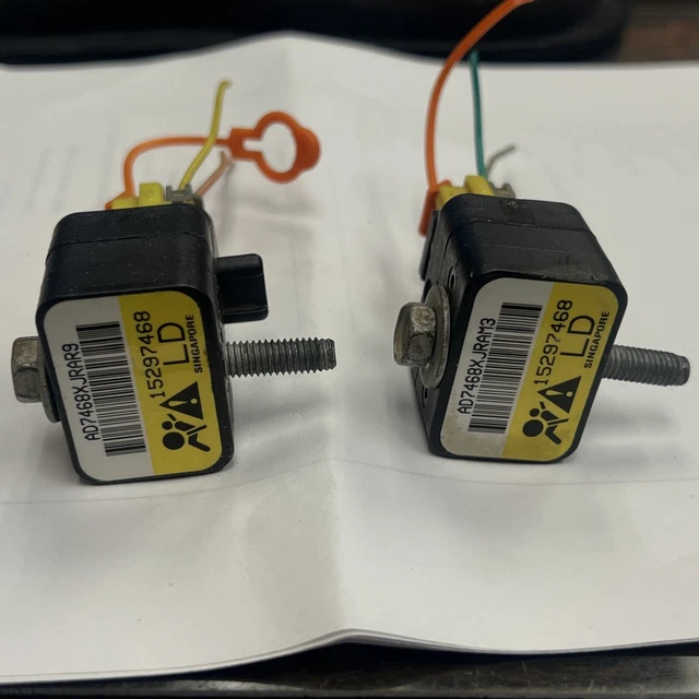 20072008 CHEVY SILVERADO GMC Sierra Front SRS Impact Sensors 15297468