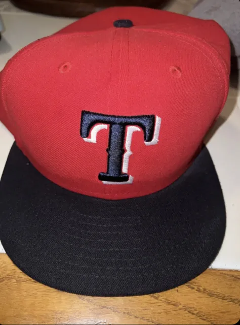 MLB Texas Rangers T 59FIFTY Men's Fitted New Era Hat Cap Red