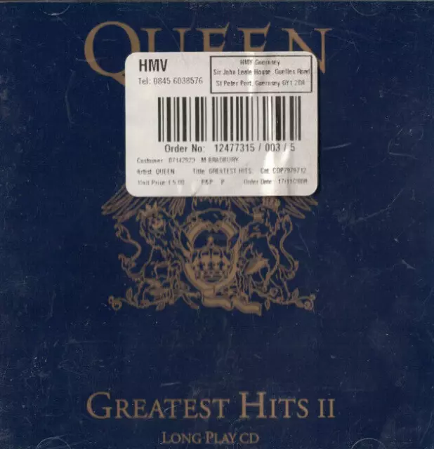 CD Queen Greatest Hits II Long Play CD