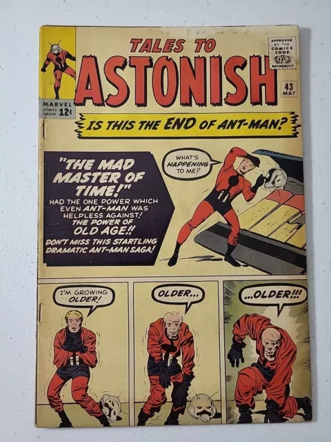 Tales to Astonish #43 (1963)  The Mad Master Of Time Silver Age Marvel Comics