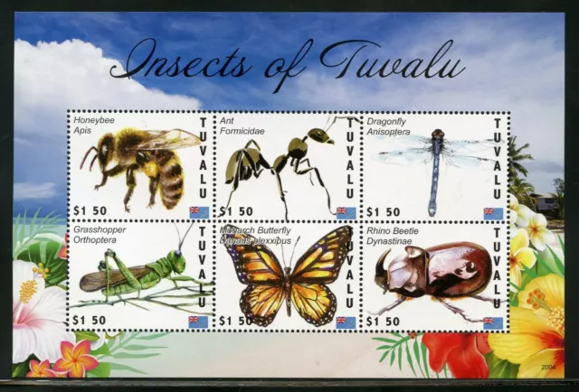 Tuvalu 2020 Insekten Von Tuvalu Blatt Neuwertig Nh