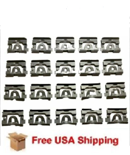 Fits 1967-68 Chevy ll Rear Glass Window Windshield Molding Trim Reveal Clips GM