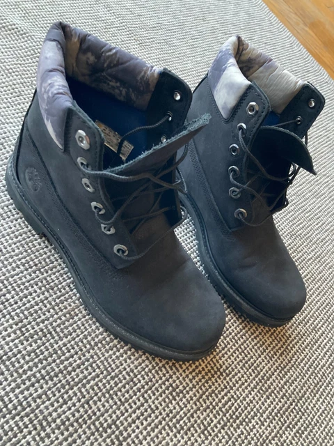 Bottines Noires En Cuir Massimo Dutti Pour Femme - Taille UK 5 - Talon 4.25 Pouces - Occasion