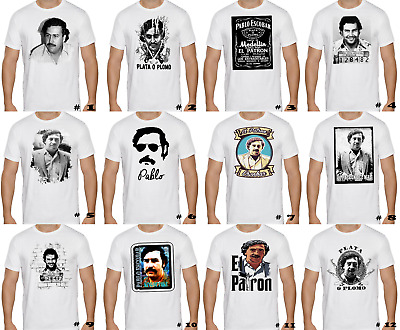 CARTELLO DI MEDELLIN Pablo Escobar El Patron del mal Regalo Di Compleanno T-Shirt Divertente