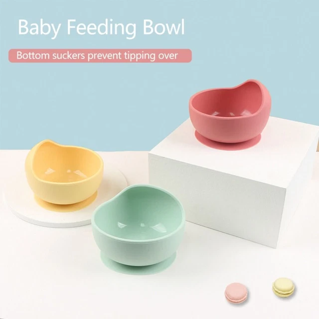 Vajilla de silicona para bebé para niños niños platos cosas para bebés