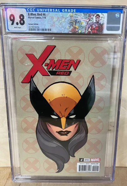 X-Men Red #4 CGC 9.8 Marvel 7/18 Variant White Pages