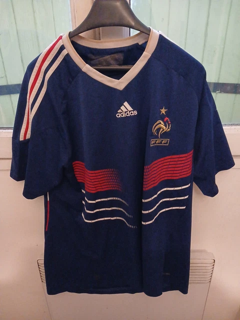Maillot Equipe De France 1990-1992 Vintage + Short N°16 – Taille M, Manches Longues