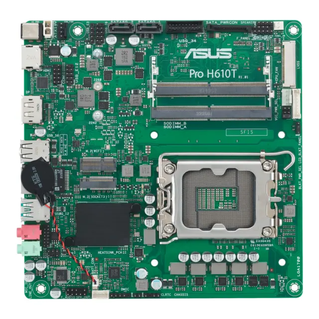 ASUS MB ASUS PRO H610T-CSM (Intel,1700,DDR5,tmITX)