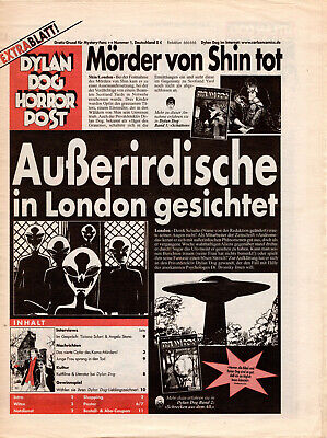 Dylan DOG-edizioni estere Germania - 2002 DYLAN DOG HORROR post-Extra foglio! 