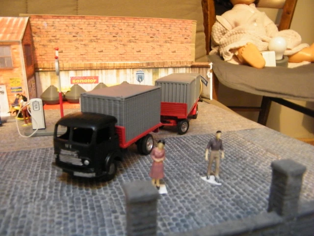 Camion Benne Simca Marrel – Jouet Dinky Toys Code 3 – échelle 1:50 – Vintage Années 50 – Occasion