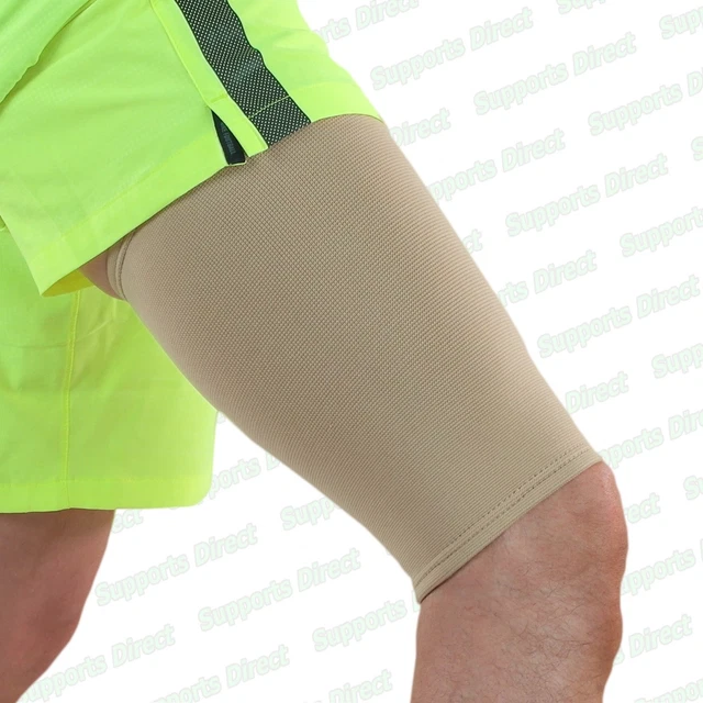 ELASTIC COMPRESSION THIGH Support Sleeve Brace Muscle Injury Wrap ...