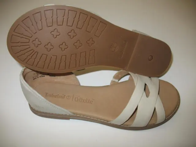 Timberland A1386 Ortholite Caswell Closed-Back Casual Sandals Off-White Womens