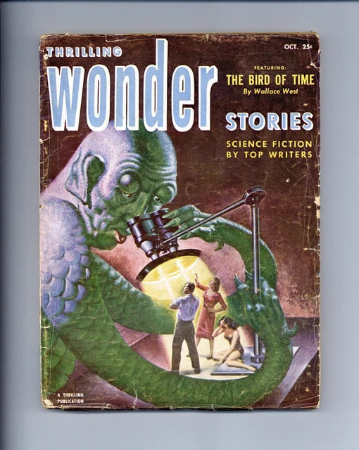 Thrilling Wonder Stories Pulp Oct 1952 Vol. 41 #1 GD/VG 3.0