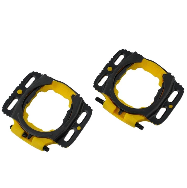 Pédalage Efficace Adaptateur Cale SPD Pour Chaussures Route - Conversion Pédales Auto Vers SPD MTB - Compatible 3 Troue - Accessoire Cyclisme Conversion Pédales Automatiques