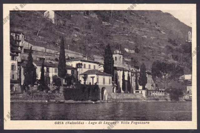 COMO VALSOLDA 12 ORIA - VILLA FOGAZZARO - LAGO DI LUGANO  Cartolina