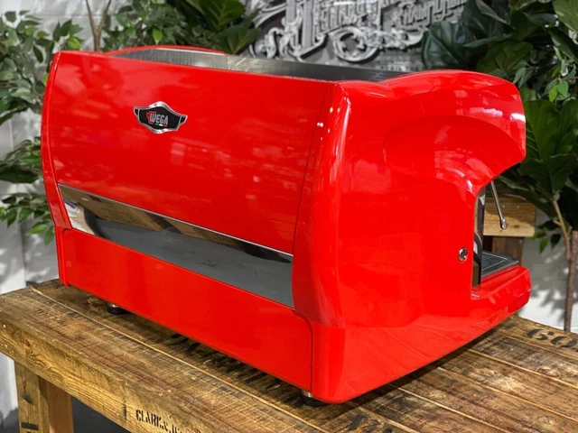 Macchina Da Caffè Espresso Wega Polaris 2 Gruppi Tazza Alta Rossa 8