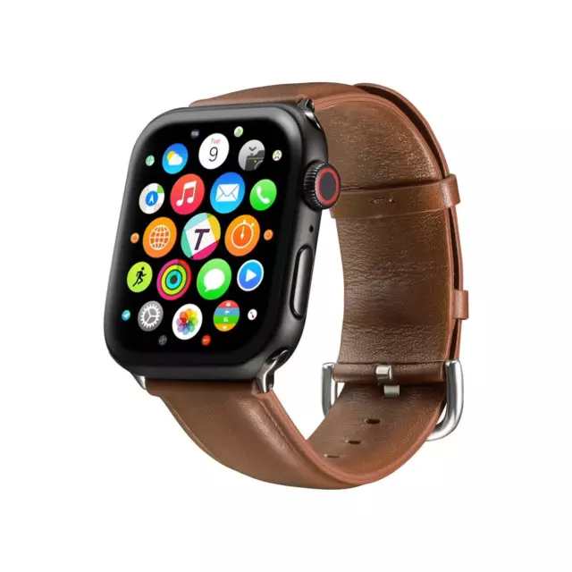 Echt LEDER Band Für Apple Watch 42mm 44mm 1 2 3 4 5 6 SE Armband Uhrenarmband