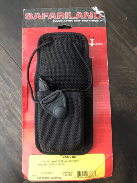 SafariLand Radio Case Holder Swivel NEW Adjustable Law Enforcement Hunting