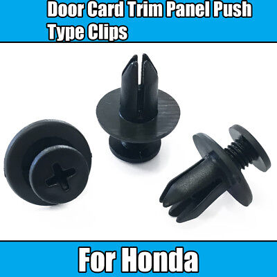 5x Clips For Honda Accord Door Card Trim Panel Push Type Fastener Retainer