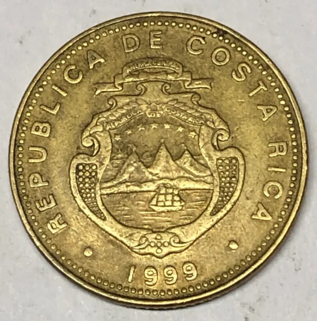 Costa Rica 100 Colones Coin 1999