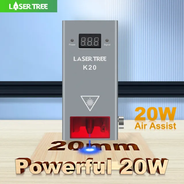 LASER TREE 20W Optical Power Laser Module Kit for Laser Engraver Head Tools