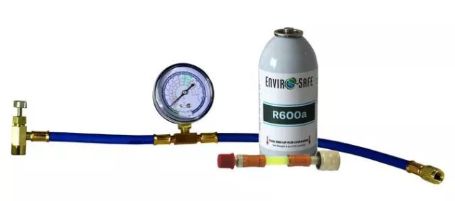 R600a Refrigerant Gauge Kit & ProSeal Mini Direct Inject Kit