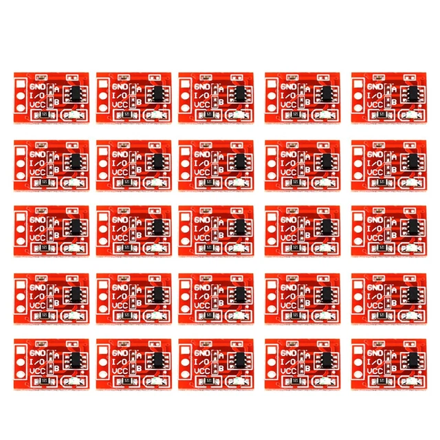 Interruttore micro capacitivo autobloccante pulsante rosso 20 pz TTP223