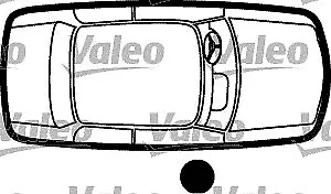 VALEO Schließzylinder Vorne (256608) für Renault Megane I Scénic