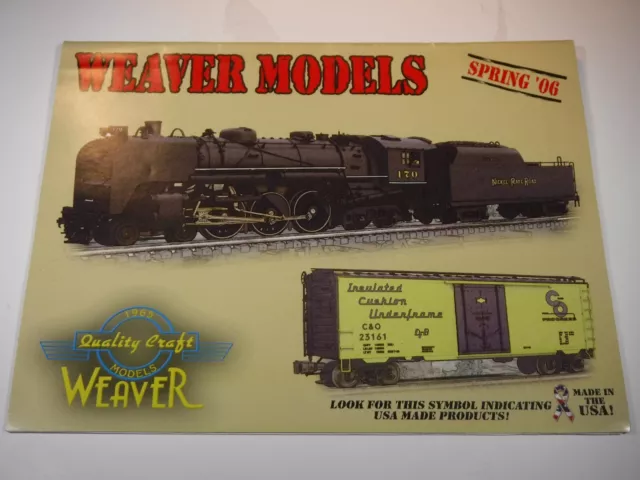 Weaver Models Spring 2006 Trains Catalog