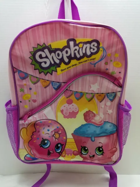 Brand New Shopkins Book Bag Back Pack with Tags - Super Cute!