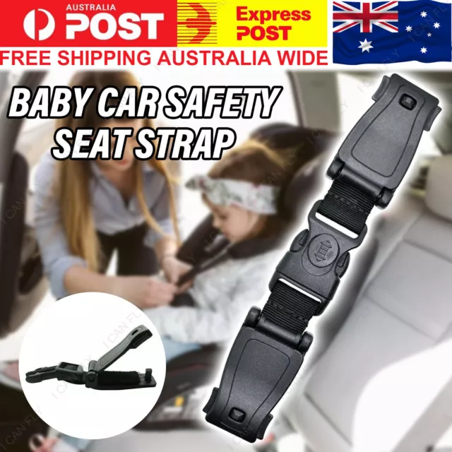 Baby Car Safety Seat Strap Clip Harness Chest Belt Child Buggy Buckle Lock DF