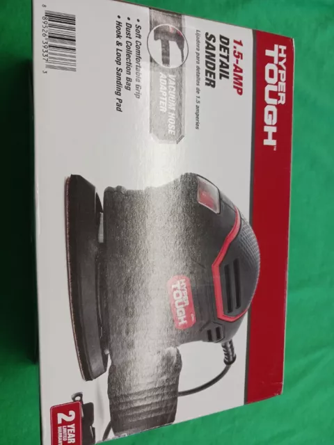 Hyper Tough 1.5-AMP Detail Sander - NEW