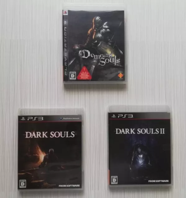 Dark Souls & dark souls 2 & Demons Souls Sony Playstation 3 PS3 Japan ver Tested