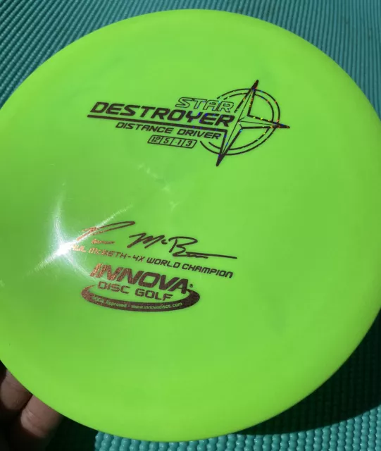 Paul Macbeth 4x Innova Star Destroyer (175) Green W/ Gold Stamp Perfect Feel!