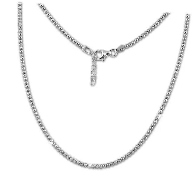 Silberdream Boules Collier Argent Femmes Bijoux 47cm 925 Argent SDK11045J