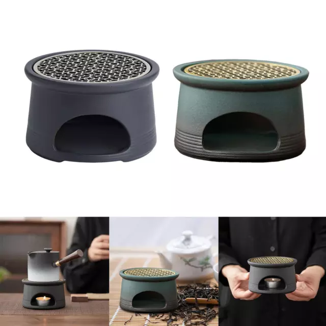 Ceramic Tea Pot Heater Tea Warmer Insulation Base Tealight Holder Teapot Warmer