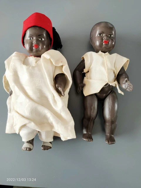 Grand baigneur 60 cm en Celluloîd ancien en très bon état