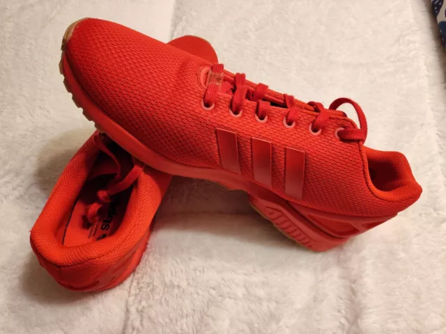 Adidas zx online flux primeknit red