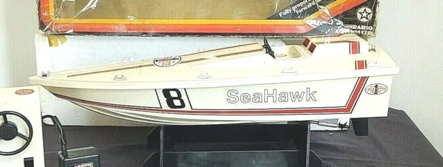 Vintage Latrax Ltx-30  Remote Controlled Offshore Racing Boat Cigarette Team